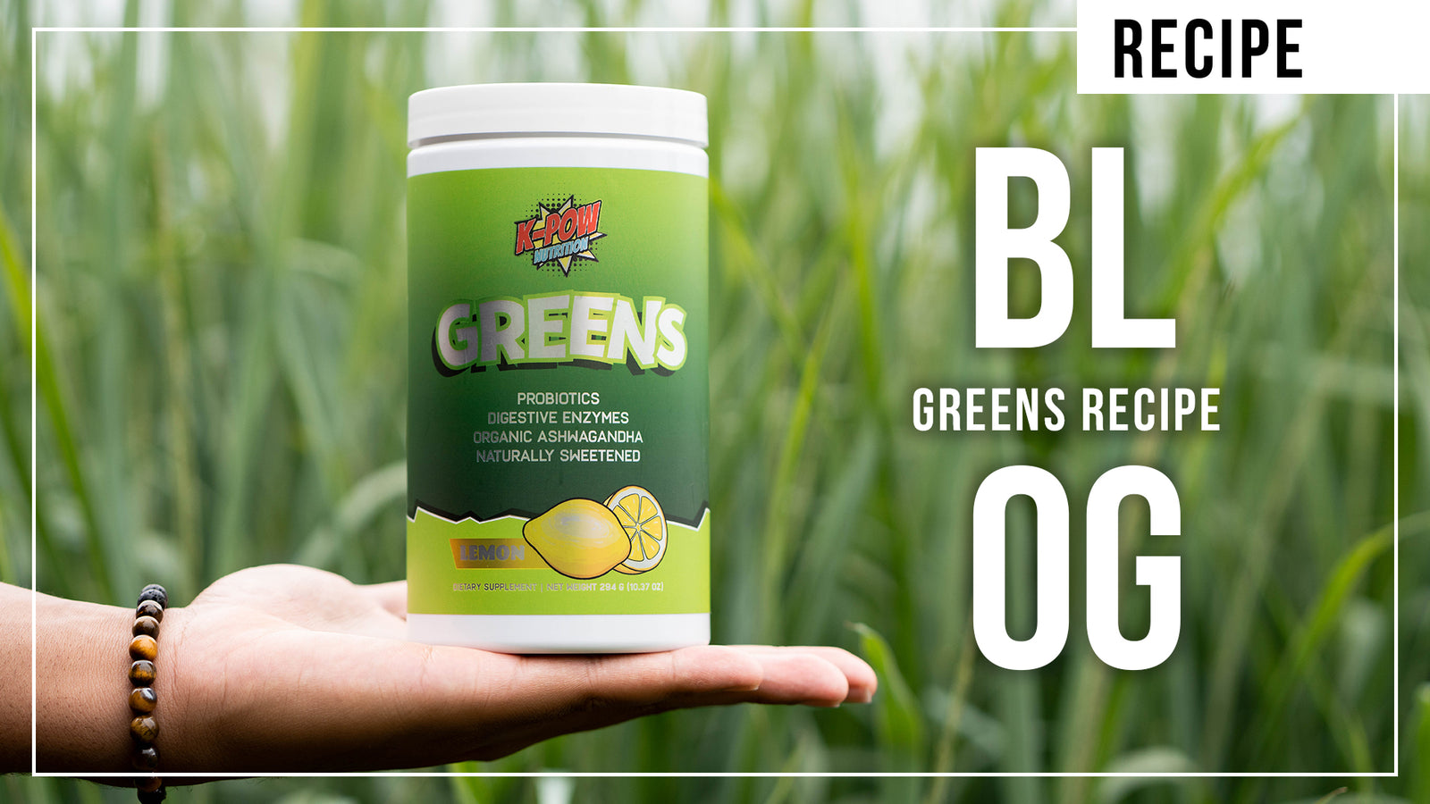 K-POW Greens Smoothie Recipe