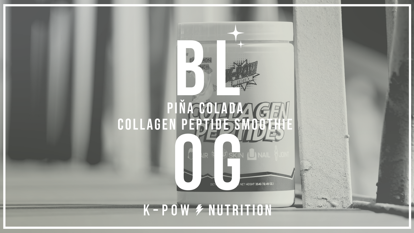 Pina Colada Collagen Peptide Smoothie