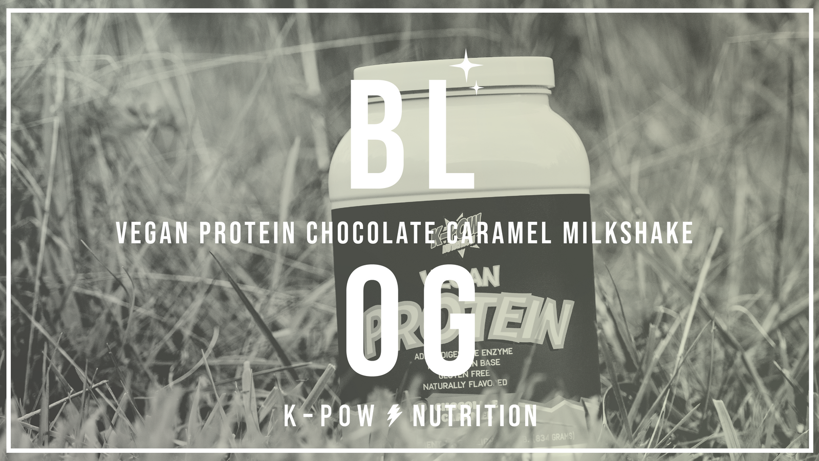 Vegan Protein Chocolate Caramel Milkshake