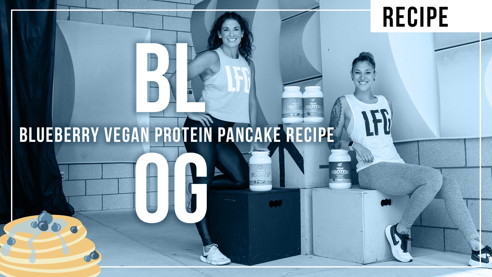 Vegan Protein Blueberry Pancake Recipe