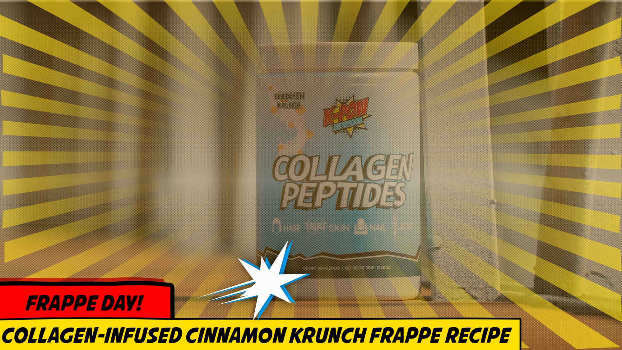Collagen-Infused Cinnamon Krunch Frappé