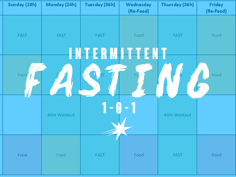 Intermittent fasting and online evening workouts