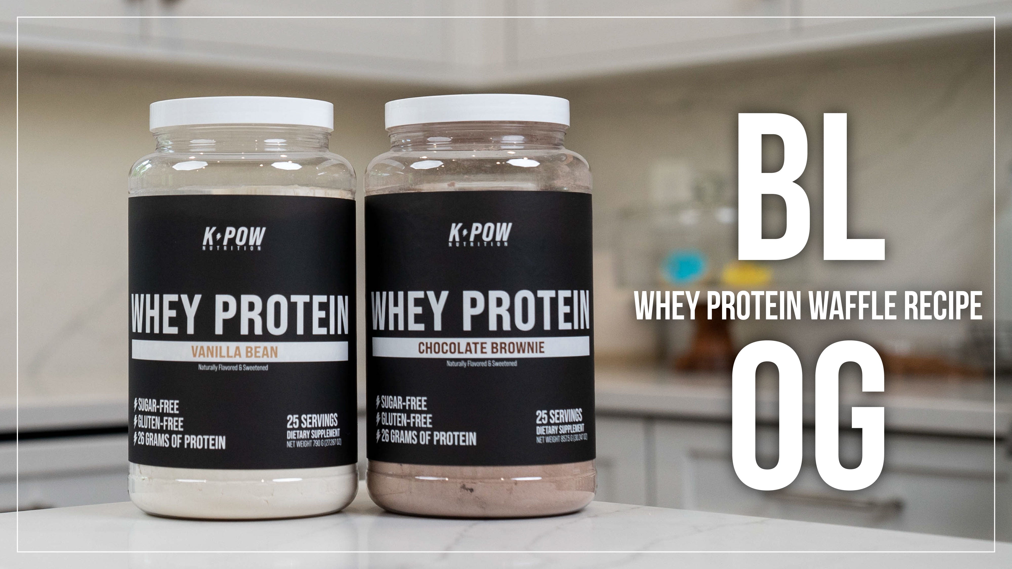 Whey Protein Waffles - K-POW Nutrition